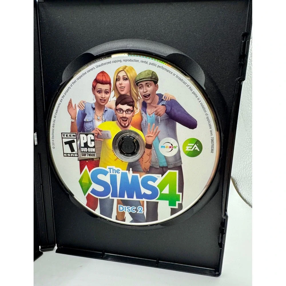 EA The Sims 4 Video Game PC Limited Edition 2-Disc DVD-ROM Set 2014 Multi-Color